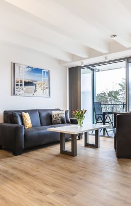 Ferienwohnung Dünenheide 3.3 - Wohnzimmer Ansicht 1