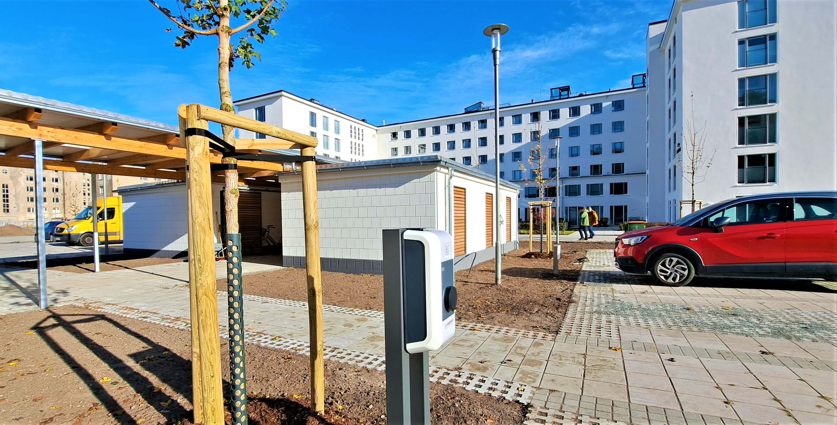 Parkplatz Prora Block 3 - E-Ladestation
