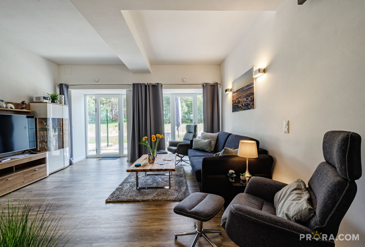 Ferienwohnung Ahoi in Prora - Wohnzimmer