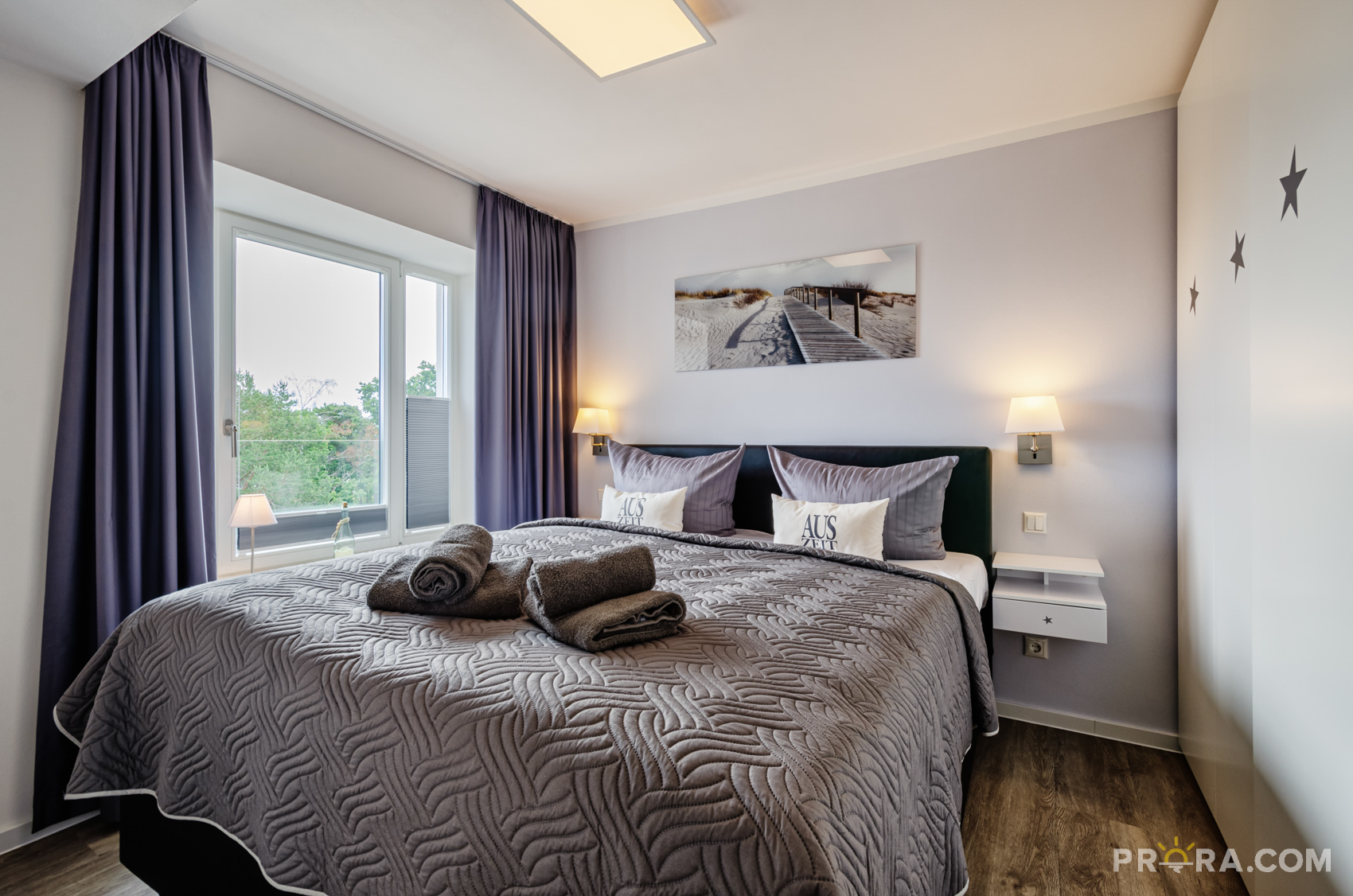 Ferienwohnung Auszeit in Prora - Schlafzimmer