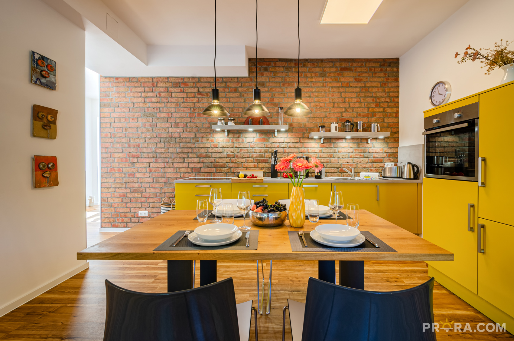 Ferienwohnung Dünenterrasse in Prora - Essbereich & Küche