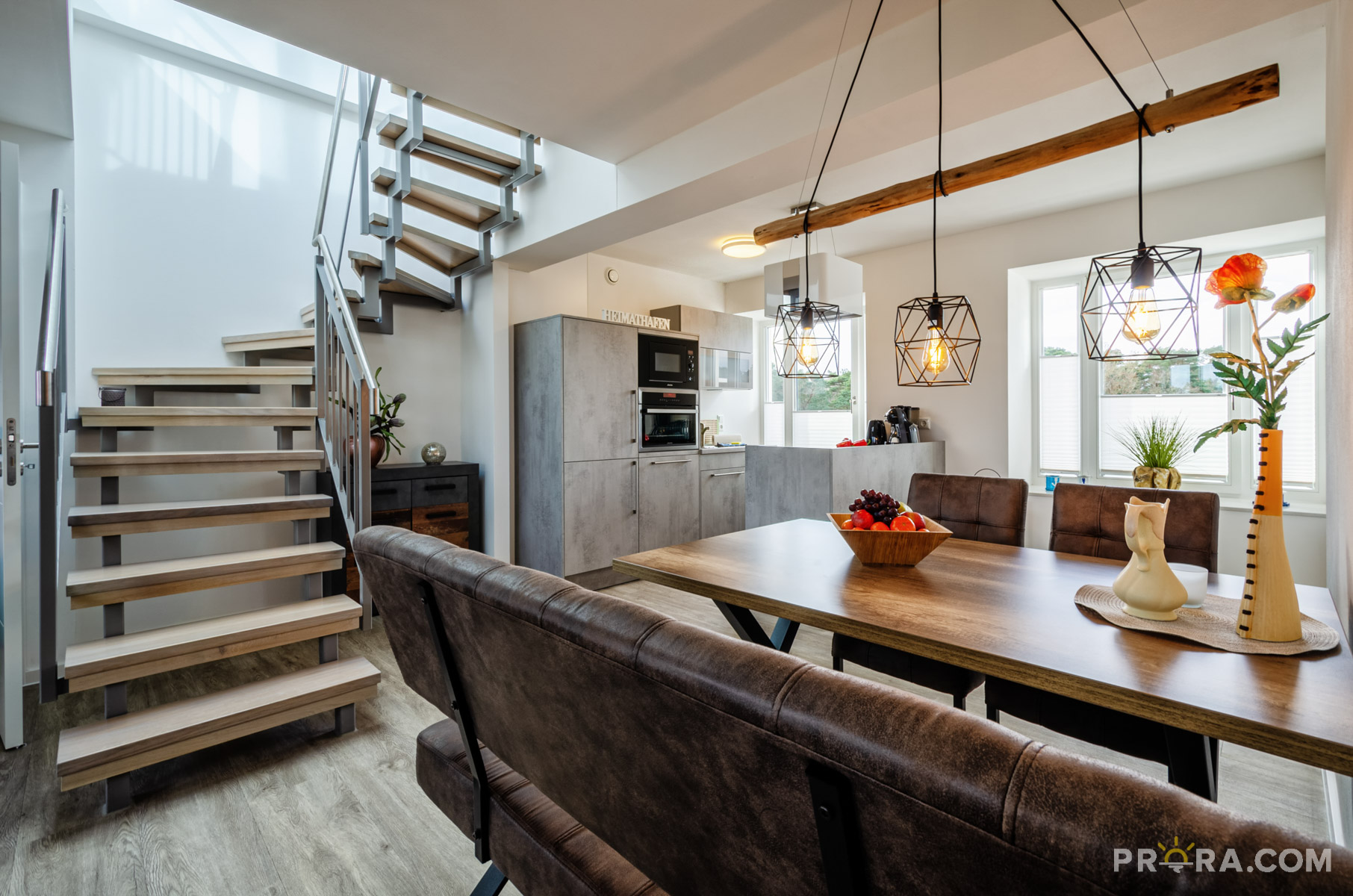 Ferienwohnung Heimathafen in Prora - Essbereich