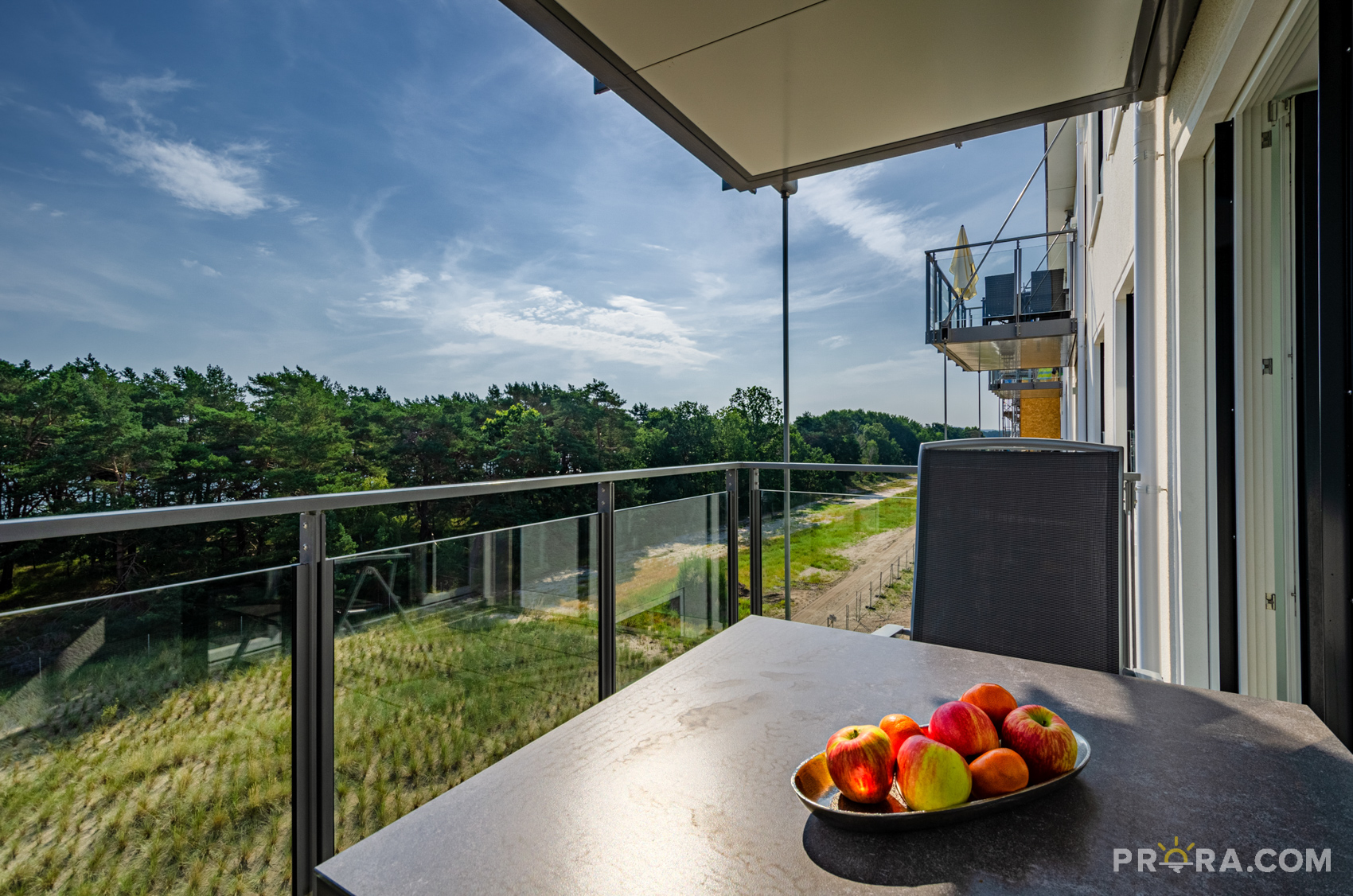 Ferienwohnung Ostwind in Prora - Balkon