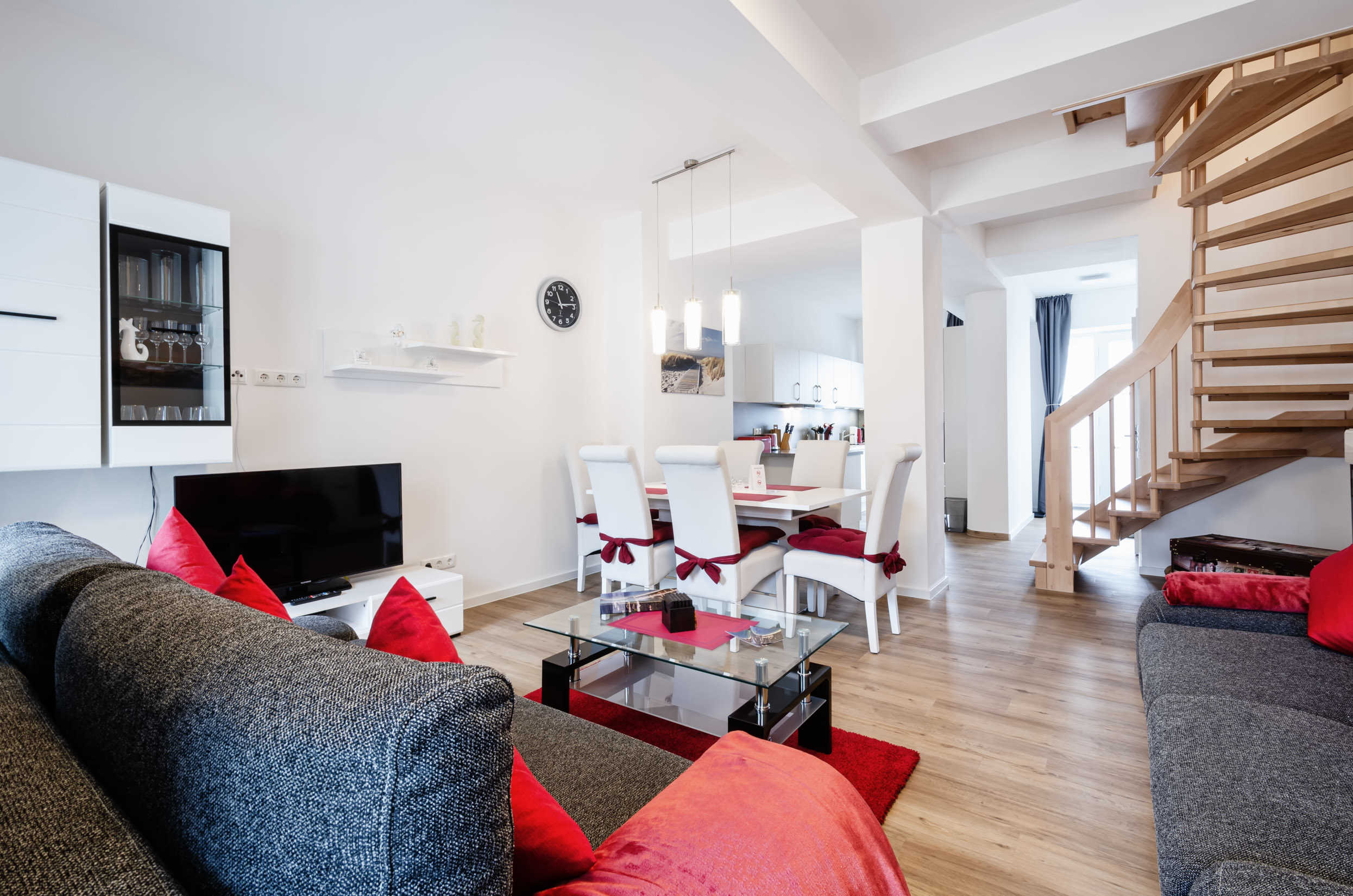 Ferienwohnung Seepferdchen in Prora - Wohnzimmer