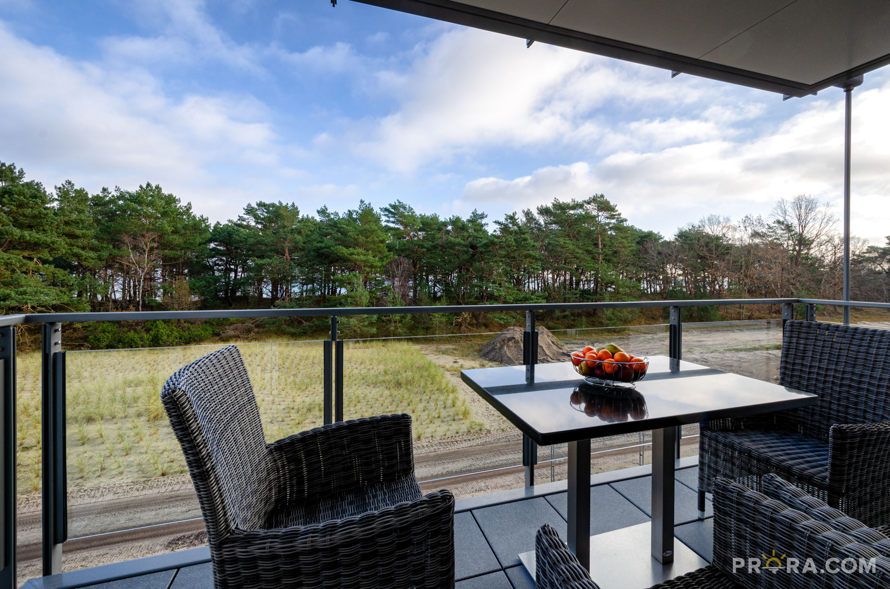 Ferienwohnung Strandgut in Prora - Balkon